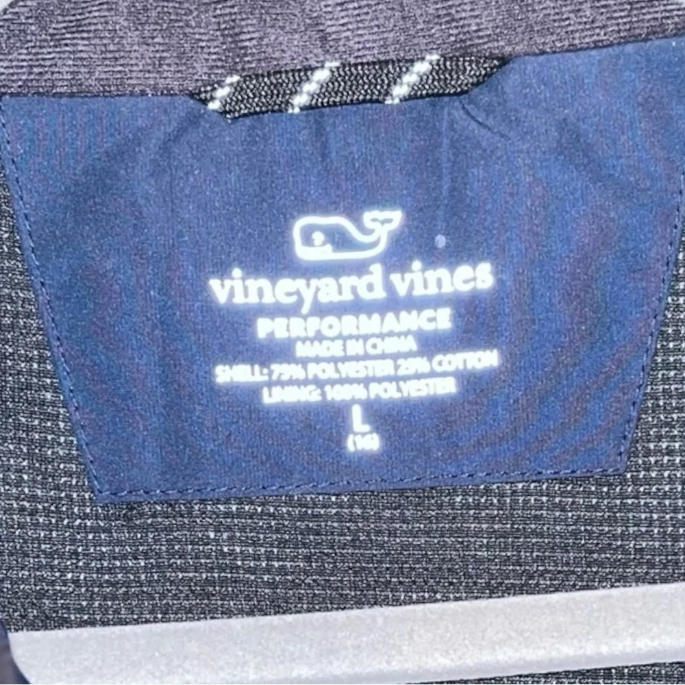 Vineyard Vines Regatta Performance Vest Navy Blue Outdoor SZ Youth L